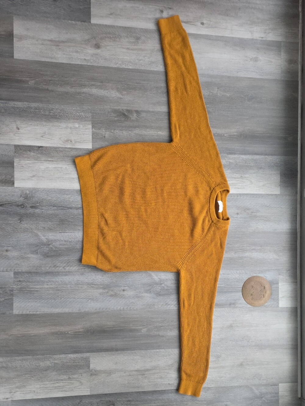 Old Navy Men's Mustard Crewneck Sweater